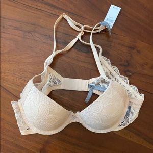 Day to Play Adjustable Cross Back Push-up Bra 34A